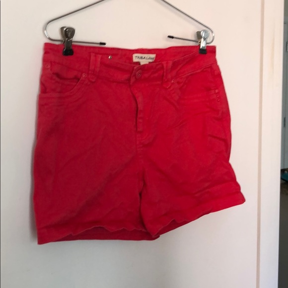 Tribal pink red jean short - Picture 3 of 7